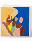 Poolside | Contemporary Art Note Card | Camila Pinheiro
