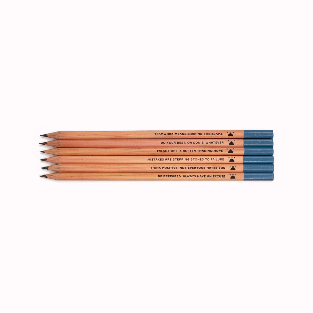 Demotivational Pencils | HB Pencil Set