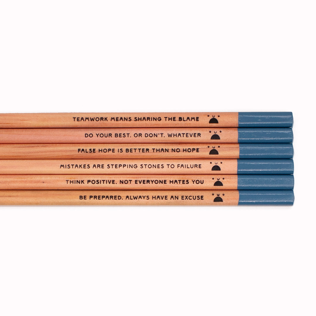 Demotivational Pencils | HB Pencil Set