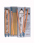 Demotivational Pencils by USTUDIO Design are set of six HB pencils which serve as a downbeat reminder that working life is actually devoid of hope. But at least these little cynics deliver that message with humour!