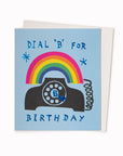 Dial B for Birthday Greeting Card is a retro, classic movie inspired celebratory birthday card featuring artwork by artist and screen printer, David Newton.
