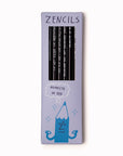 Zencils | Set of 6 HB Pencils | Sharp + Blunt
