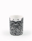 Beardy Hubert | Porcelain Egg Cup | D.5cm
