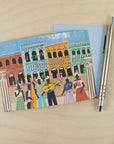 Street Guitar | Enamel Pin Badge Card | Katy Welsh