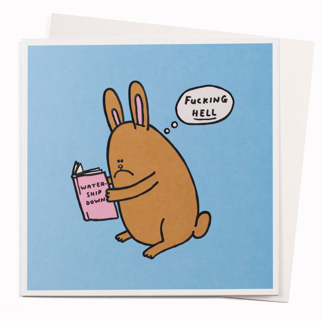Watership Downer | Art Humour Note Card | Al Murphy