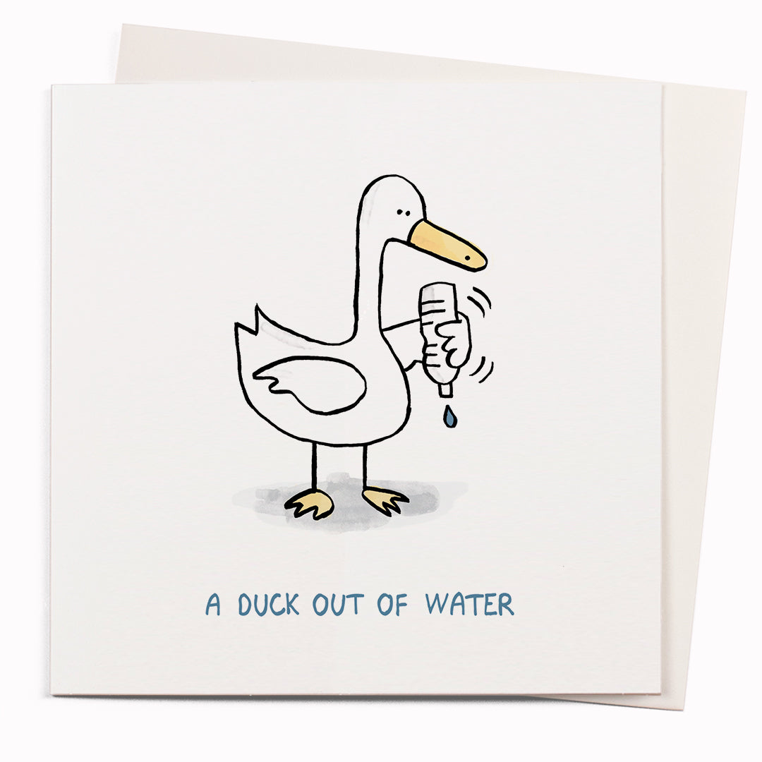 Duck Duck Frog | Greeting Card Duck Duck Frog | Greeting Card