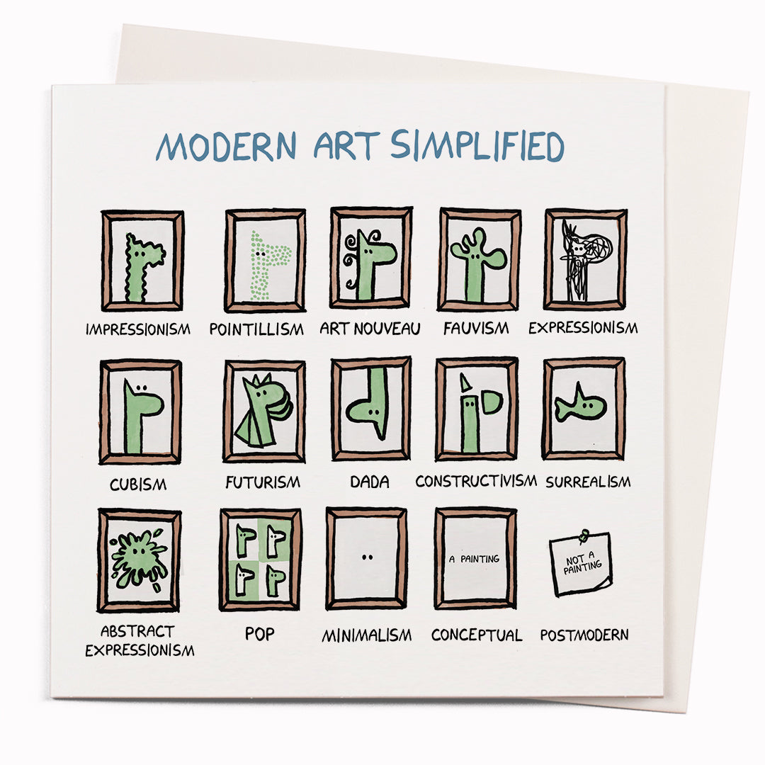 USTUDIO Design Humour Greeting Card by John Atkinson | Modern Art