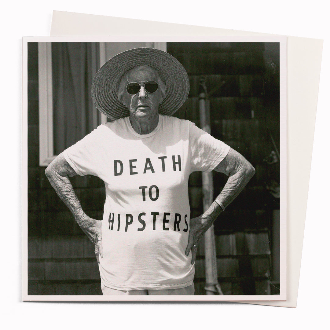 Death to Hipsters is part of USTUDIO Design's 1000 Words range - a 'slice of life' licensed photography collection with a focus on humour and sometimes with a little digital manipulation to help the fun along.