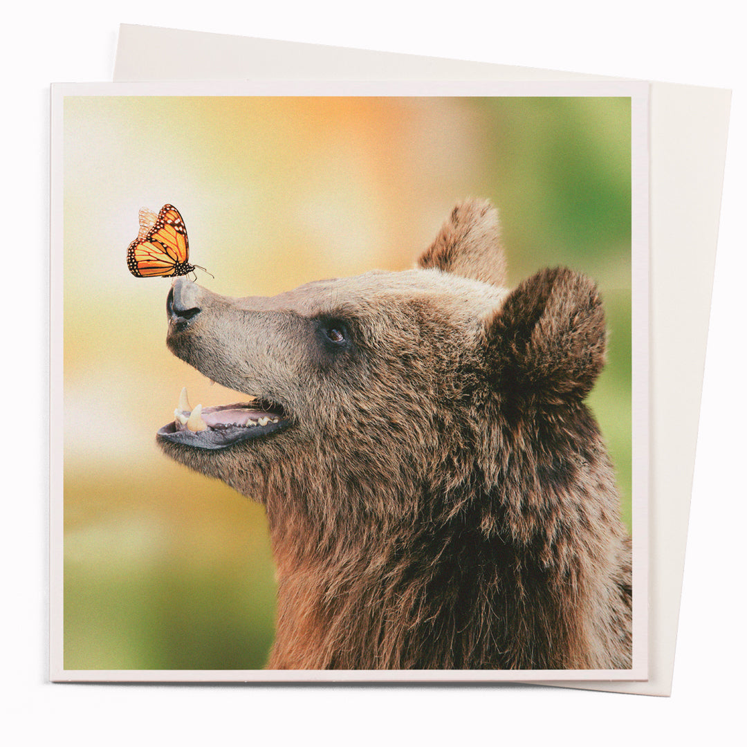 The Woodland Buddies card is part of the 1000 Words - Slice of life licensed photography collection with a focus on animal shenanigans and the ridiculous.
