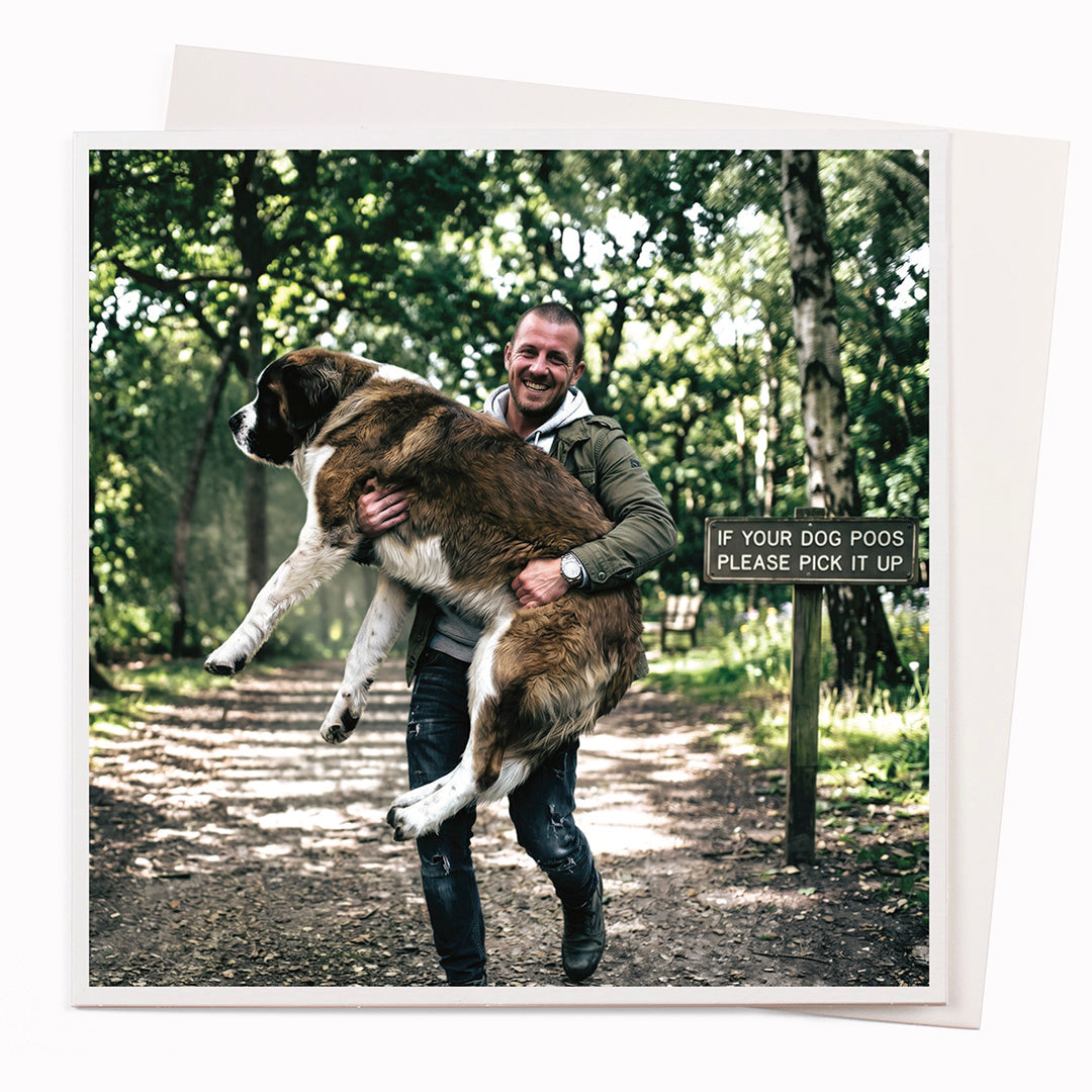 Dog Poo | Photographic Greeting Card