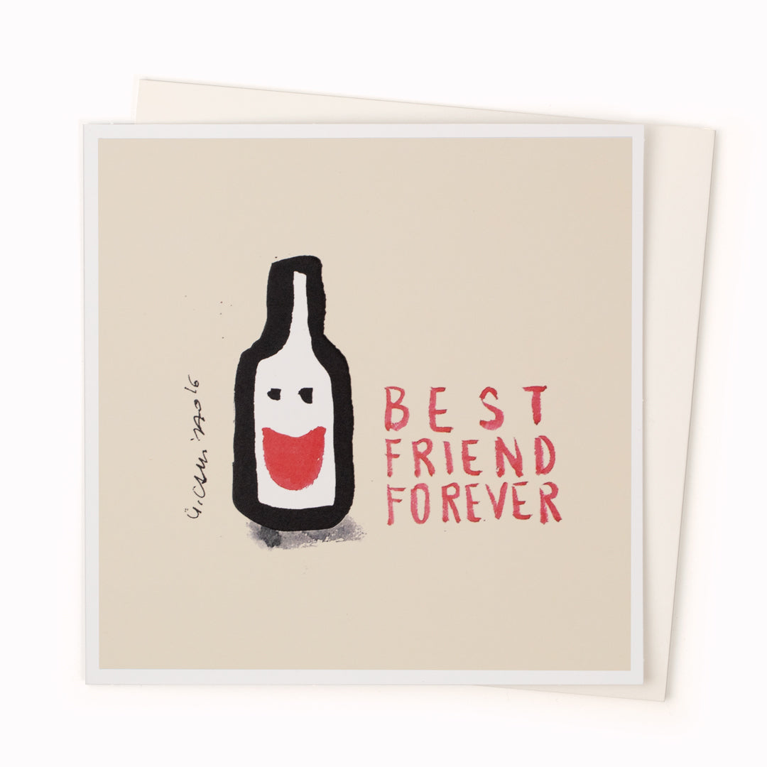 Best Friend Forever | Art Humour Note Card | My Poster Sucks