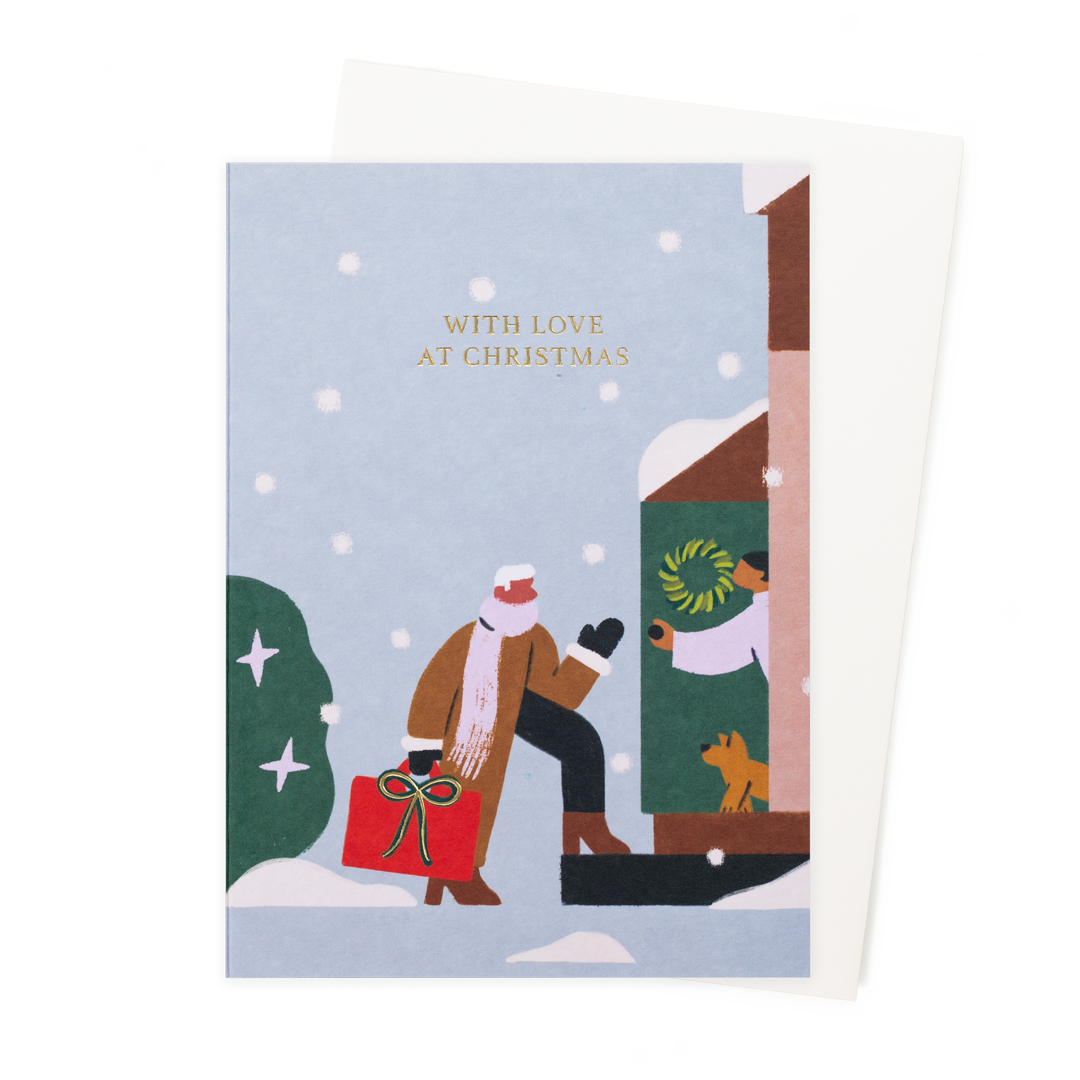 With Love At Christmas | Christmas Card | Ana Gaman