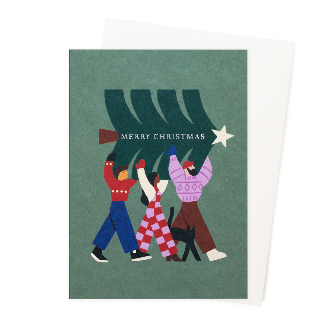 Tree Time | Christmas Card | Ana Gaman