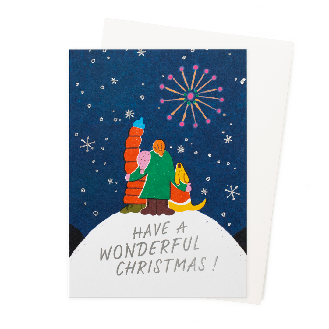 Wonderful Christmas | Christmas Card | Megan Du