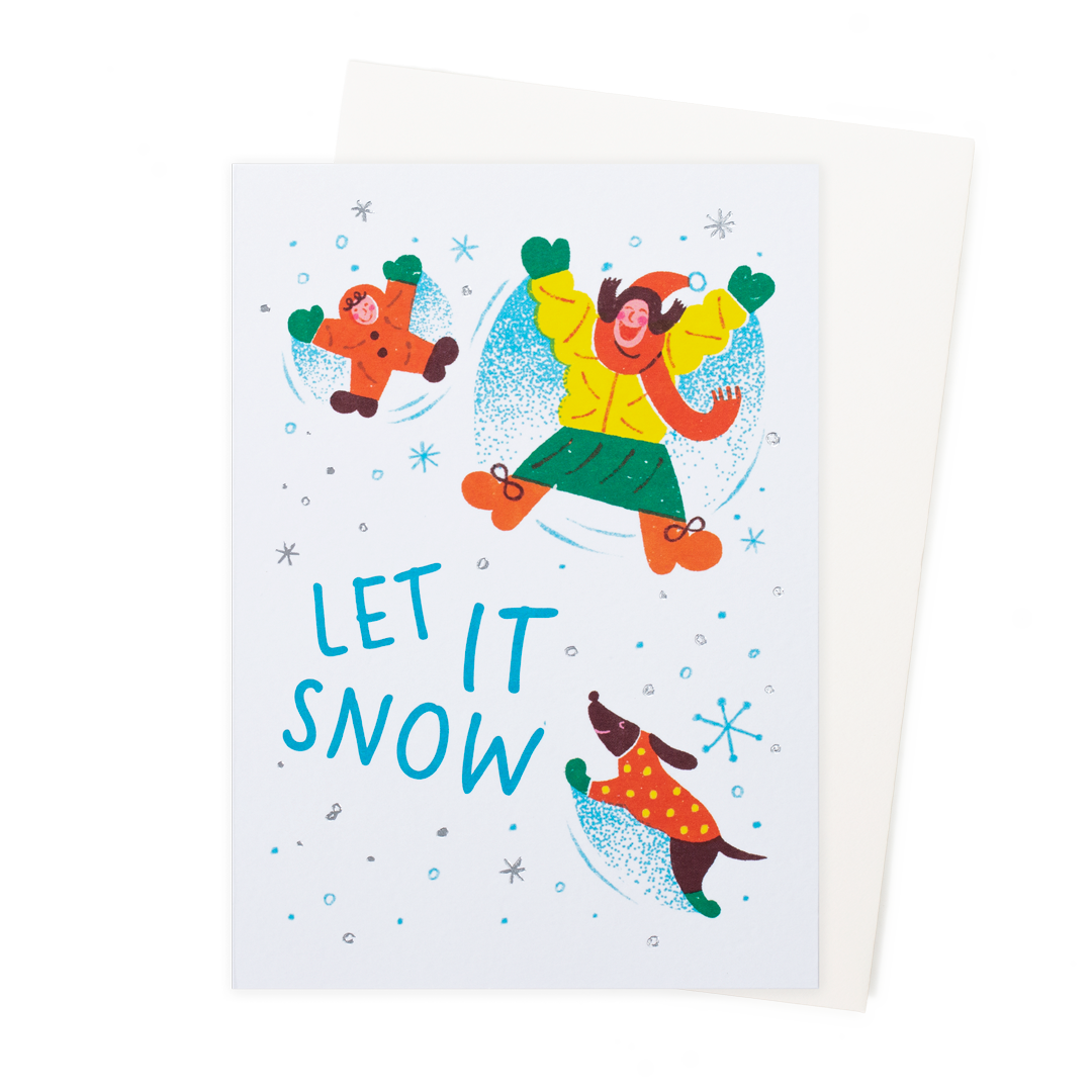 Let It Snow | Christmas Card | Megan Du
