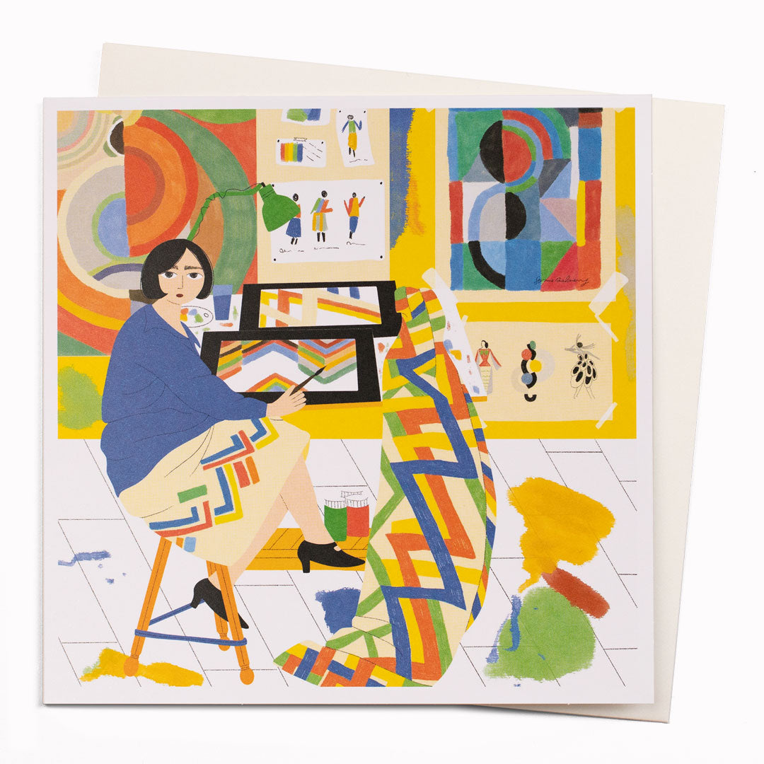 Sonia Delaunay | Contemporary Art Note Card | Juliana Vido