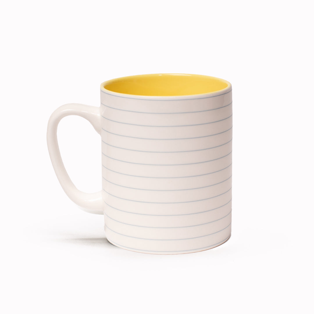 Lined Paper Cup | Porcelain Mug