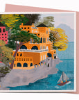 Portofino | Travel Art Note Card | Katy Welsh