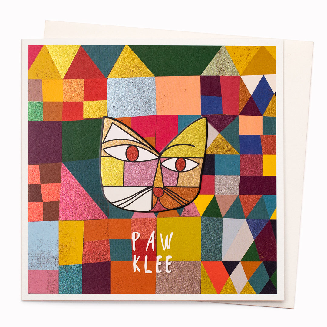 Paw Klee | Art Pun Greeting Card | Niaski