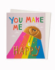 You Make Me Happy | Greeting Card | Newton Davey