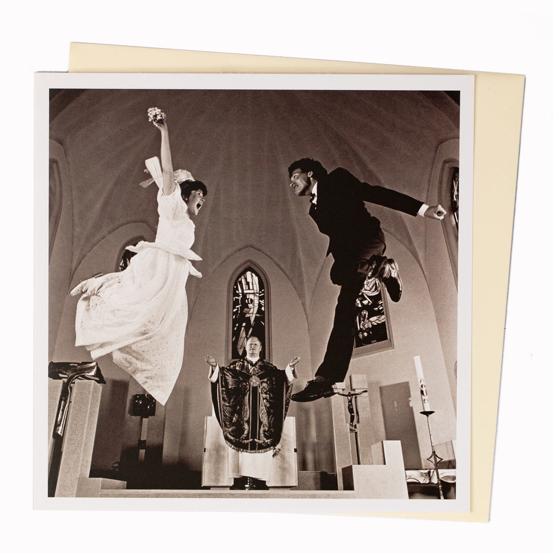 Bouncing Bride | Photographic Wedding Card