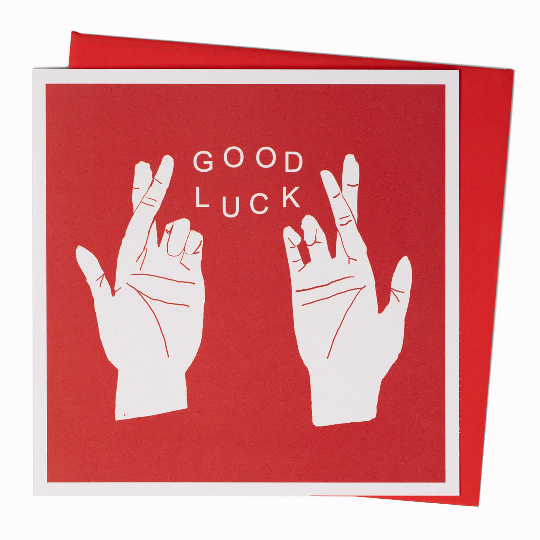 Fingers Crossed | Good Luck Card