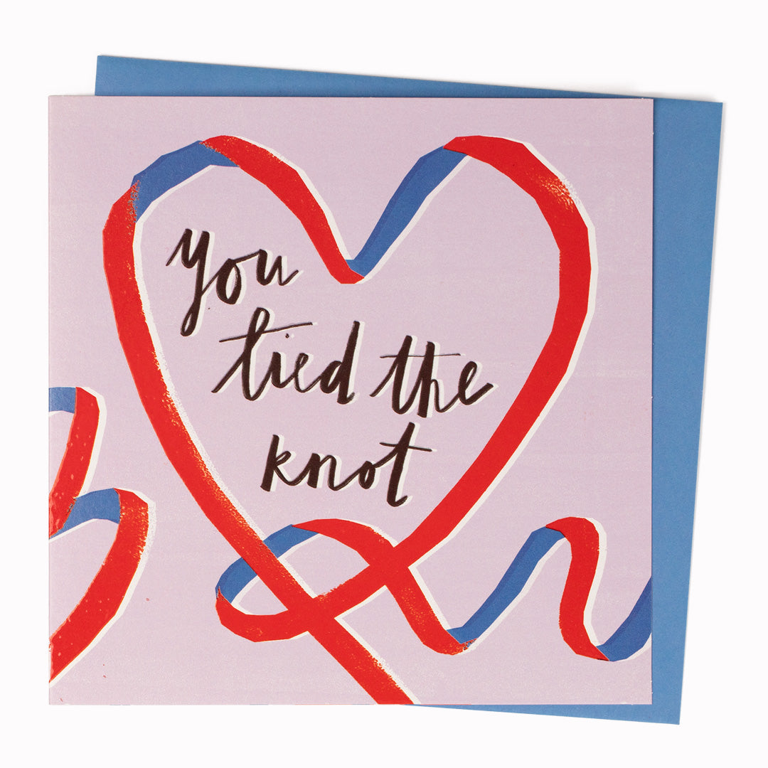 You Tied The Knot | Art Wedding Card