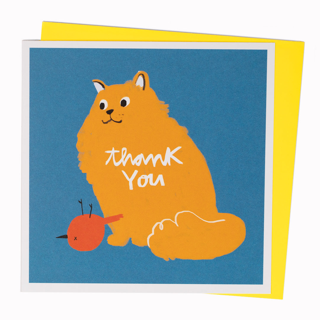 Thank You Cat | Illustration Thank You Card