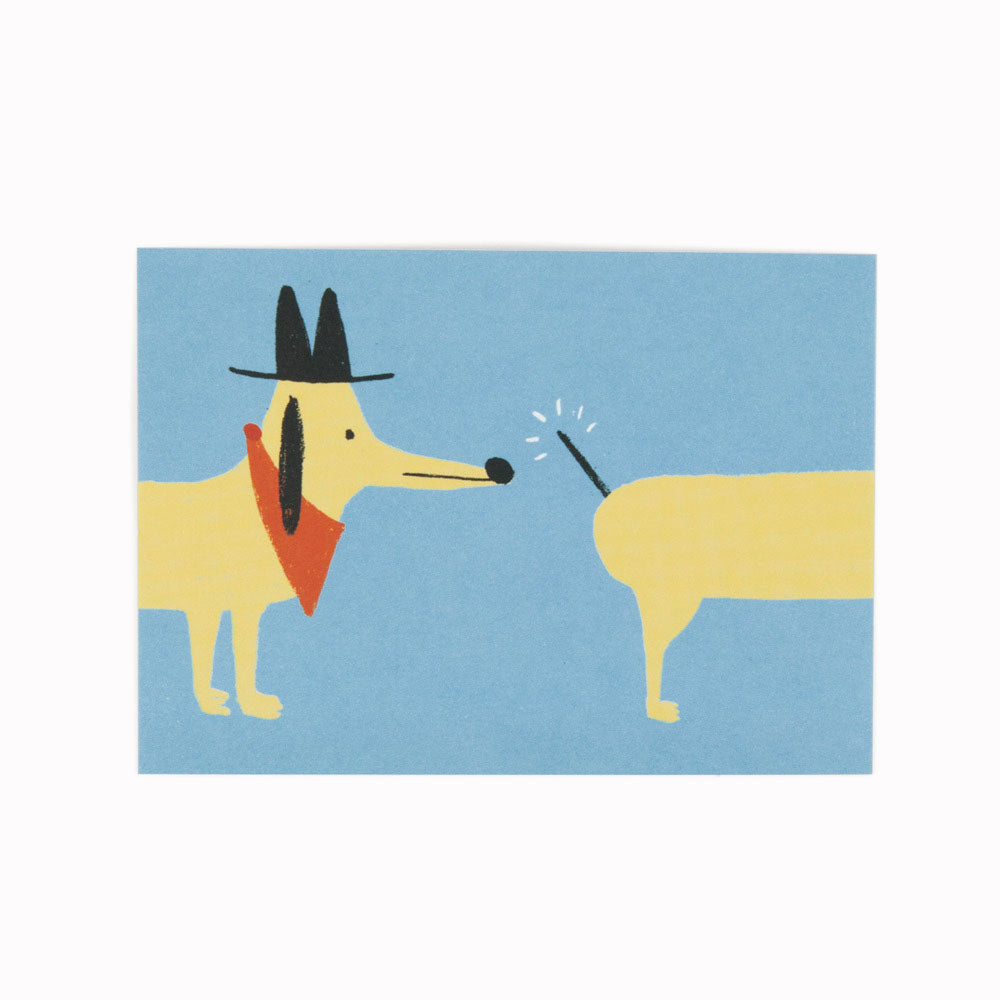 Sniffer | Illustration Postcard | Rob Hodgson