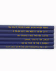 Procrastination | Set of 6 HB Pencils | Sharp + Blunt