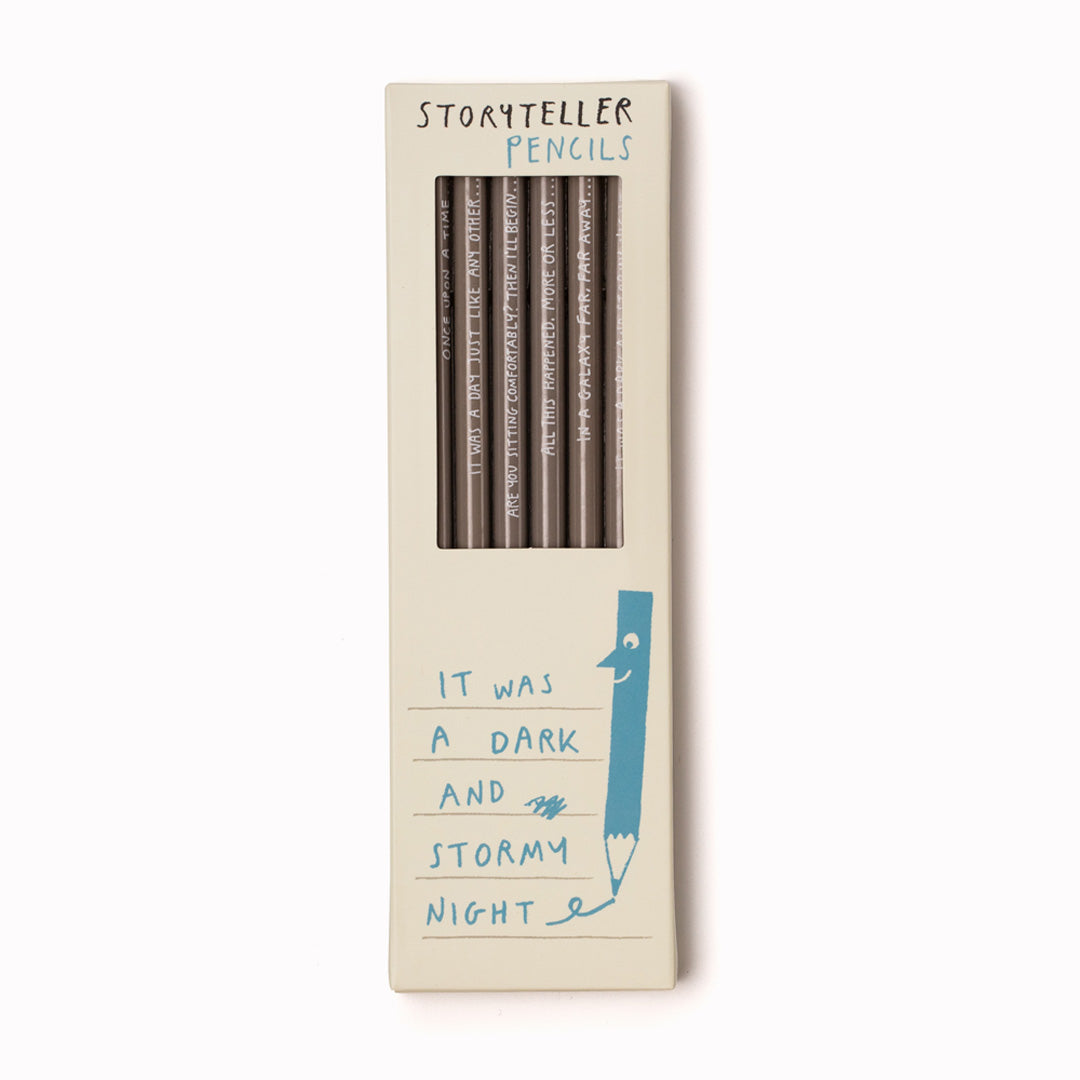 Storyteller | Set of 6 HB Pencils | Sharp + Blunt