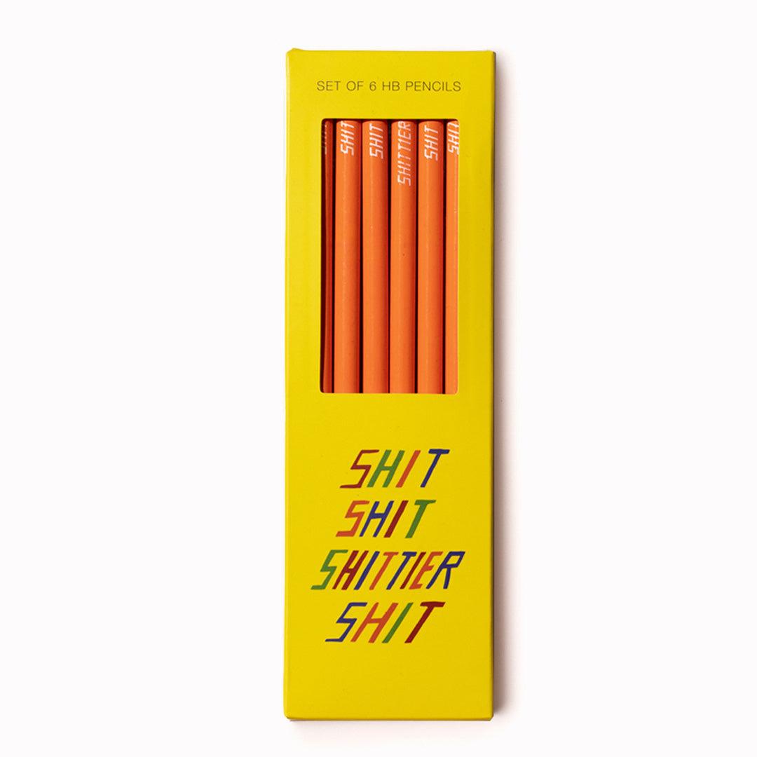 Shit | Set of 6 HB Pencils | Scott Patt