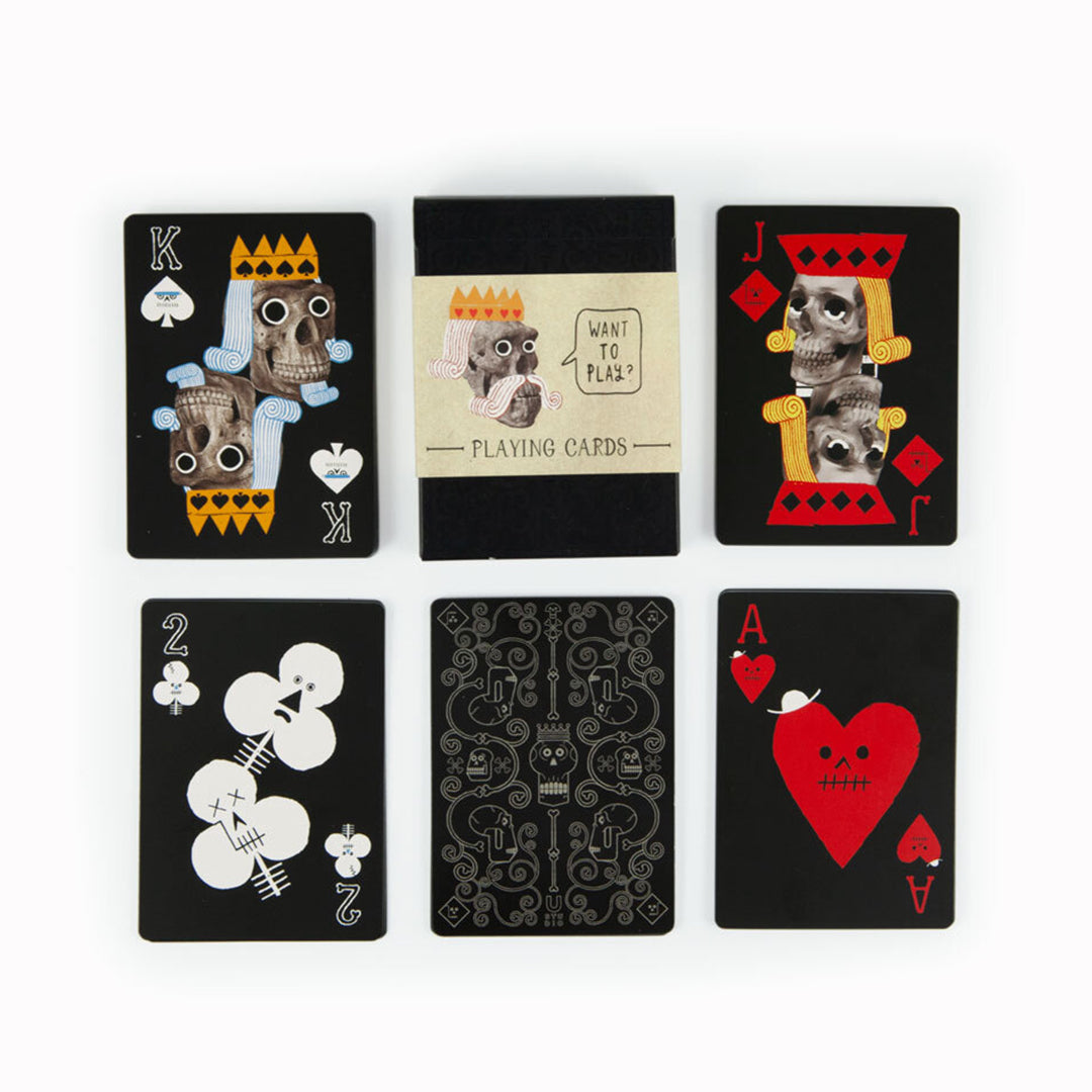 Skulls | Illustrated Playing Cards